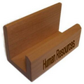Maple Desk Business Card Holder